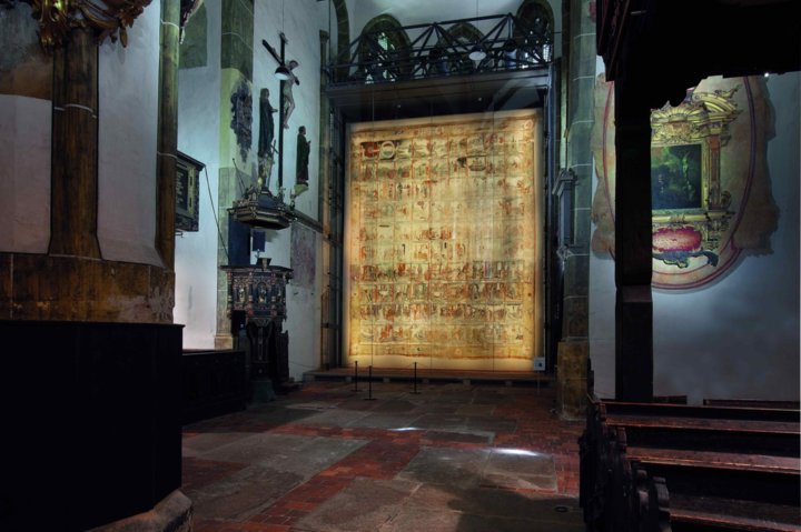 Il Grande Telo Quaresimale di Zittau, Museum Kirche zum Hl. Kreuz (foto Rene Pech)