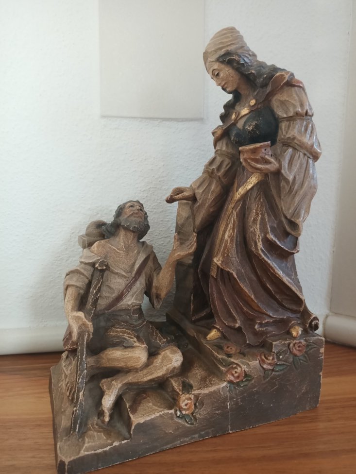 S.Elisabeta y l petler, ziplà da anda Maria Perathoner de Col